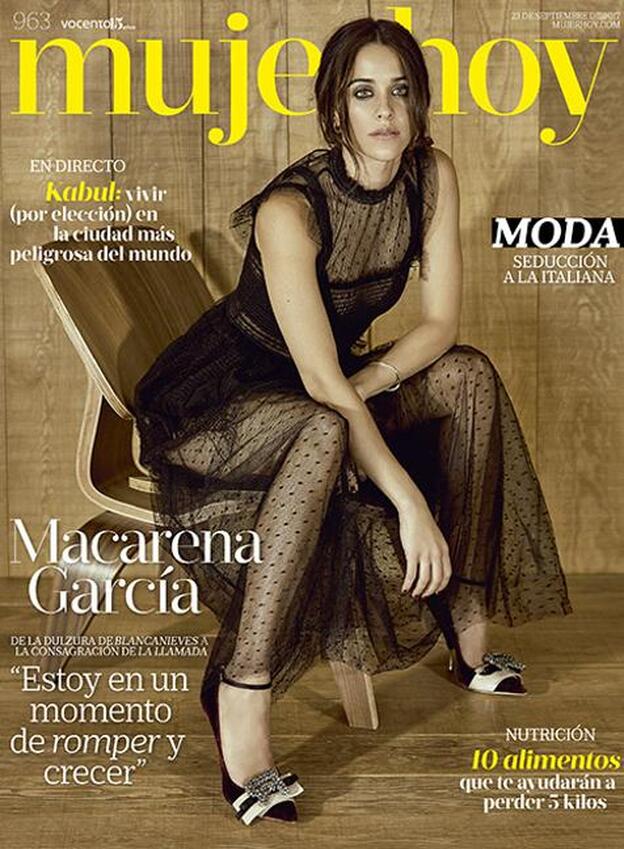 Macarena García rompe moldes en la portada de Mujerhoy