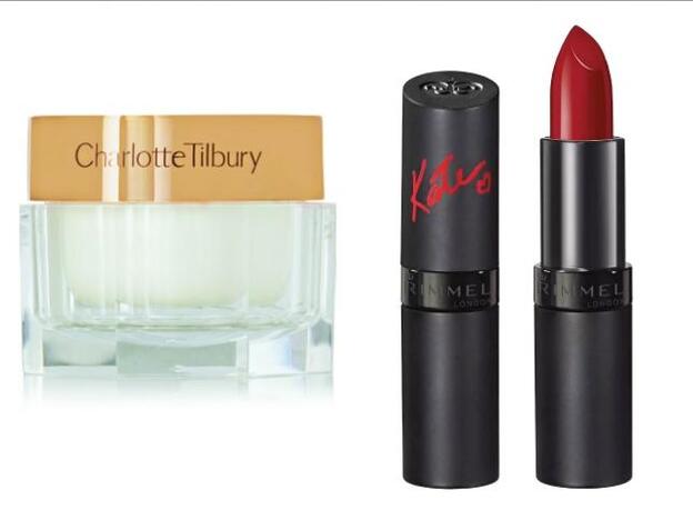 Labial Lasting Finish by Kate Moss de Rimmel London (5,95 euros). Charlotte´s Magic Cream de Charlotte Tilbury (90 euros).