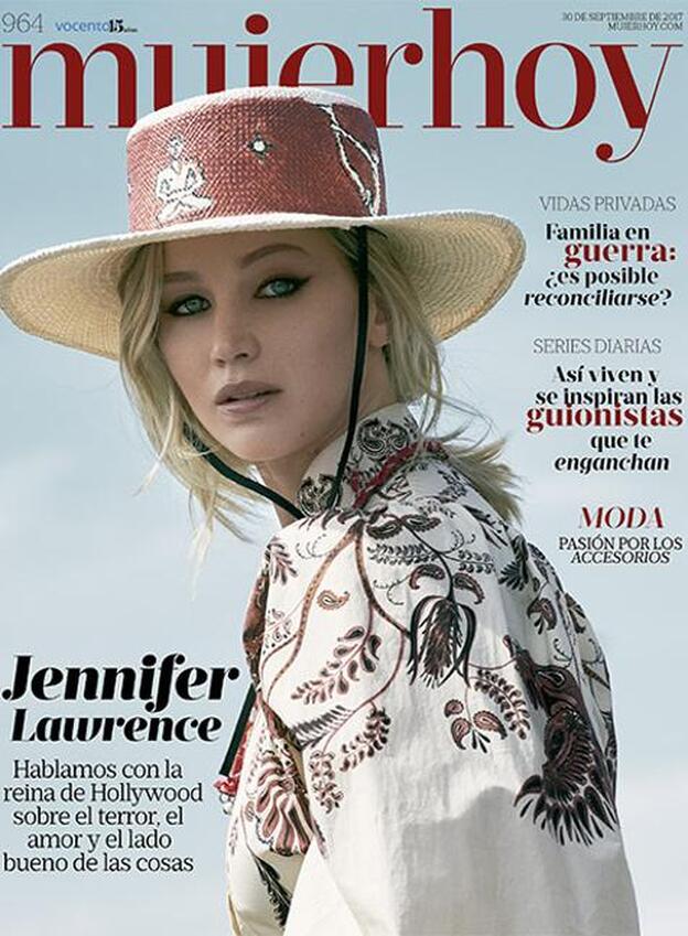 Jennifer Lawrence, la reina de Hollywood en la portada de Mujerhoy