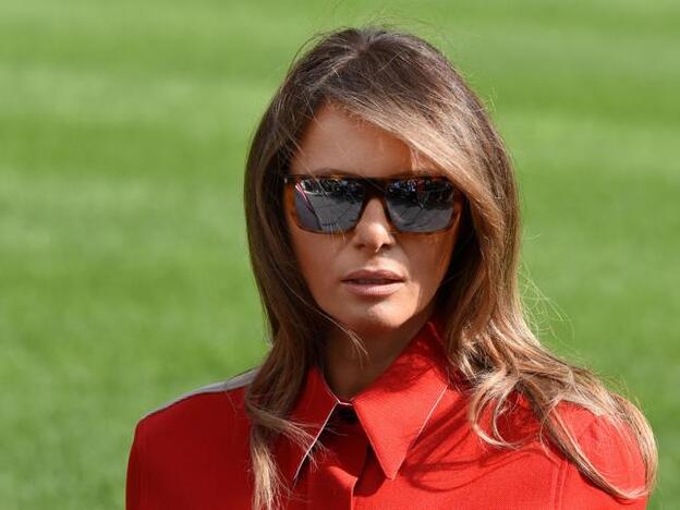 Melania Trump en un evento oficial como Primera Dama./getty