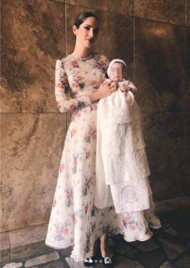 Las imágenes del bautizo de Jerónimo, el hijo de Eugenia Silva