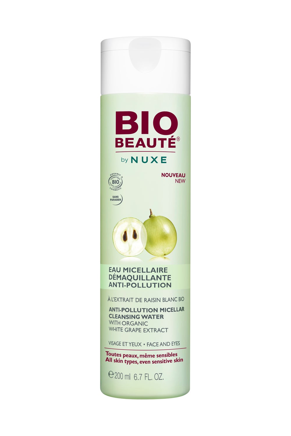 Cosméticos para urbanitas: Agua micelar desmaquillante anti-contaminación de Bio Beauté by Nuxe