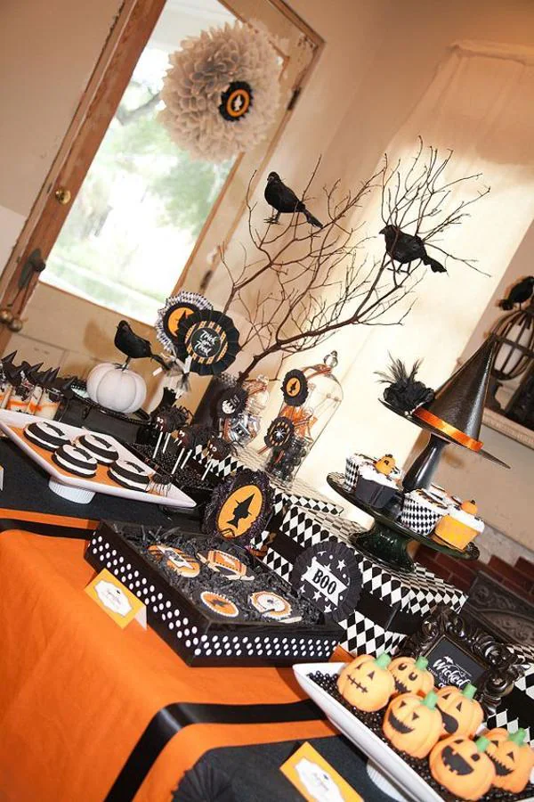 Ideas de decoración para Halloween: mesa de comida