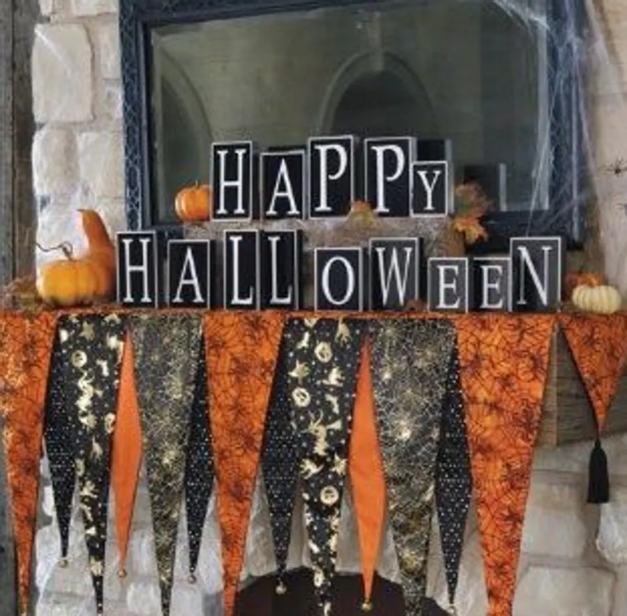 Ideas de decoración para Halloween: la chimenea