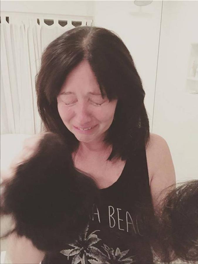 Shannen Doherty sigue en la lucha contra el cáncer