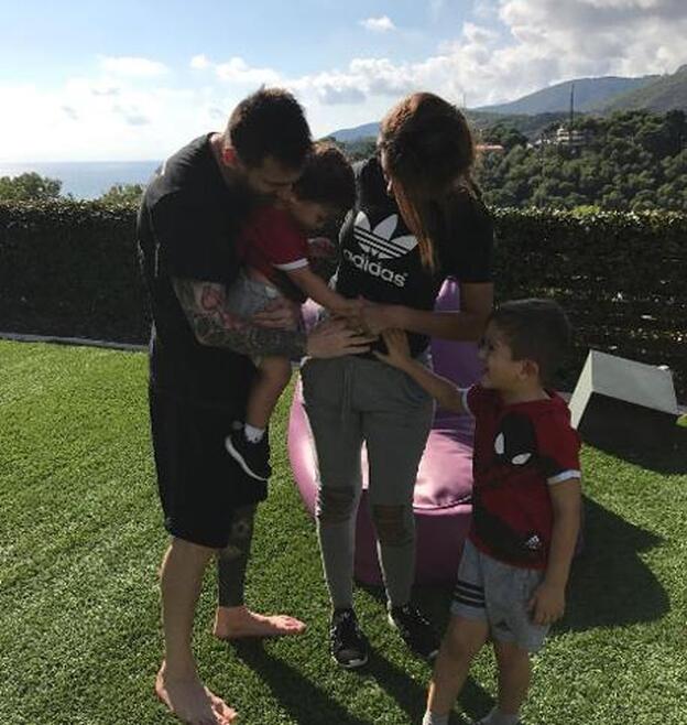 Leo Messi y Antonella Rocuzzo serán padres por tercera vez