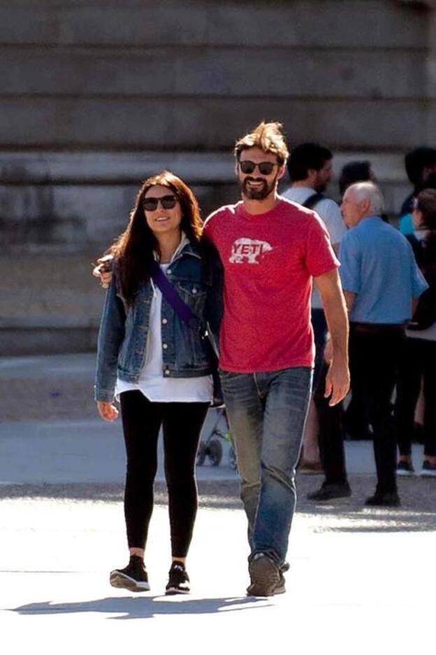 Ana Brenda e Iván Sánchez por las calles de Madrid./agencias.