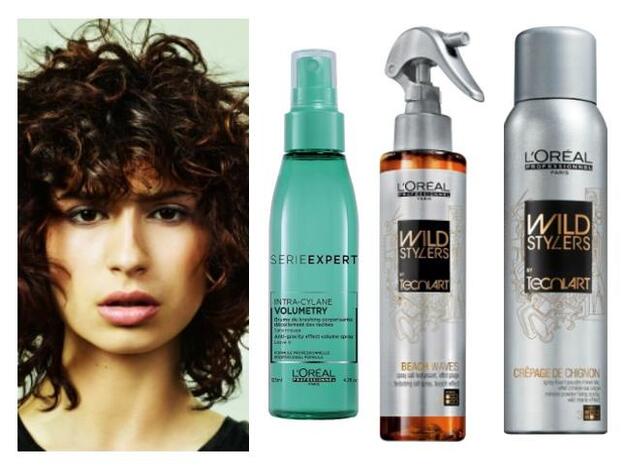 Intra-Cylane Volumetry Serieexpert (17,75 euros). Tecni Art Wild Stylers Beach Waves (18,40 euros). Tecni Art Wild Stylers Crêpage de chignon (18,40 euros). Todo de L´Oréal professionnel.