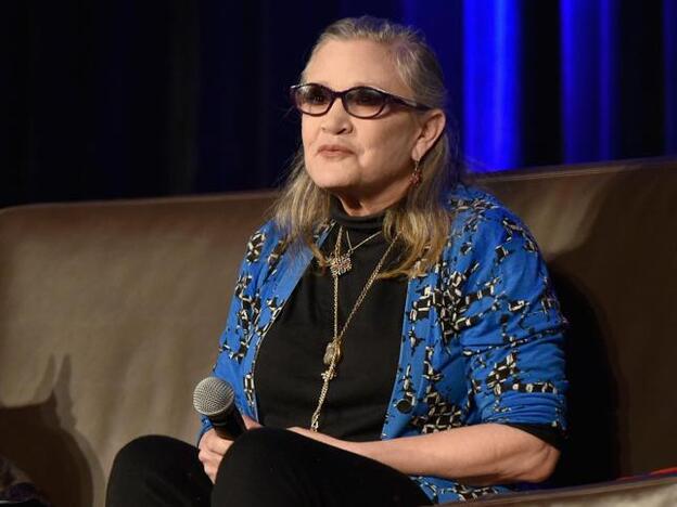 La actriz Carrie Fisher./getty