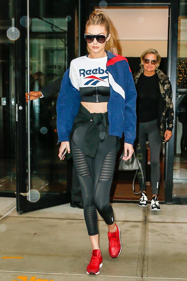 Gigi Hadid, estilo hasta saliendo del gimnasio