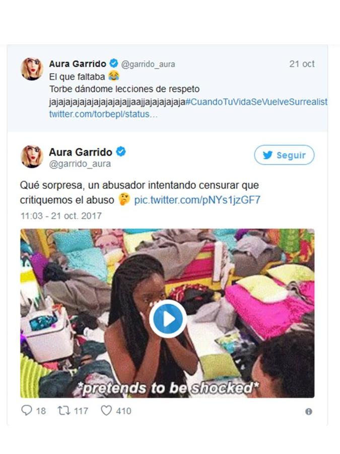 Aura Garrido responde