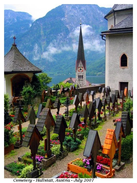 Cementerio Hallstatt, Austria