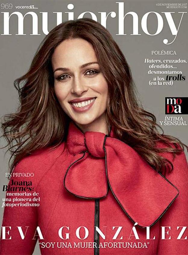 Eva González, pura energía en la portada de Mujerhoy