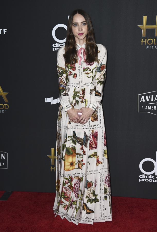 El look de Zoe Kazan en los Hollywood Film Awards