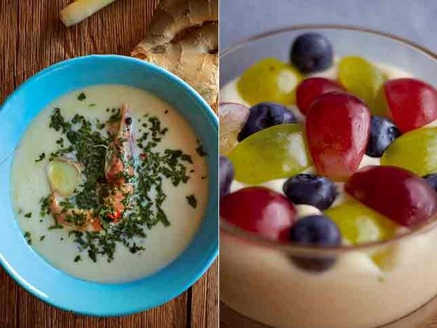 Cocina para sorprender a tus amigos: sopa de pescado thai y 'mousse' de mascarpone