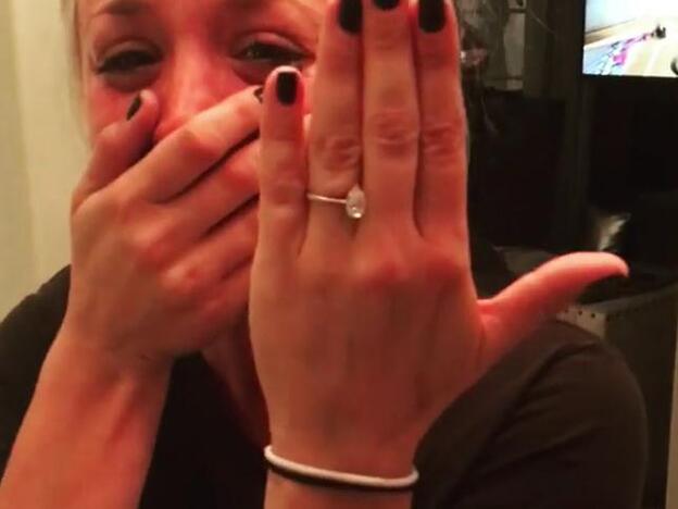 La emocionante pedida de matrimonio de Kaley Cuoco