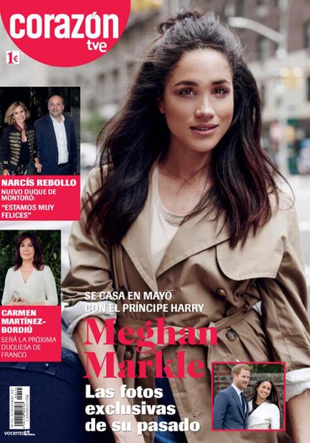 Las fotos inéditas de Meghan Markle, portada de 'Corazón'