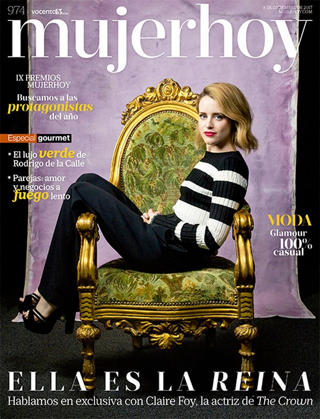 Claire Foy reina en la portada de Mujerhoy