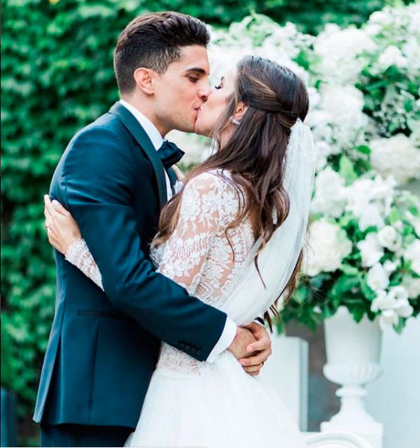 Las bodas de los famosos 2017: Melissa Jiménez y Marc Bartra