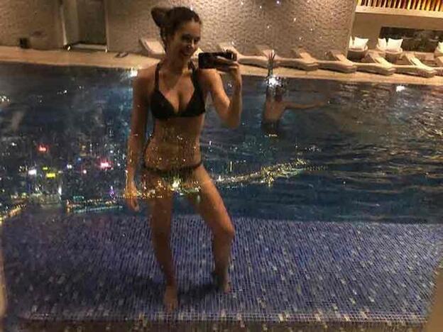 Cristina Pedroche presume de cuerpazo en Hong Kong./Instagram.