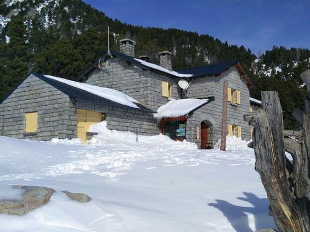 Refugio de Malniu en el que Piqué y Shakira han pasado el puente de la Purísima.