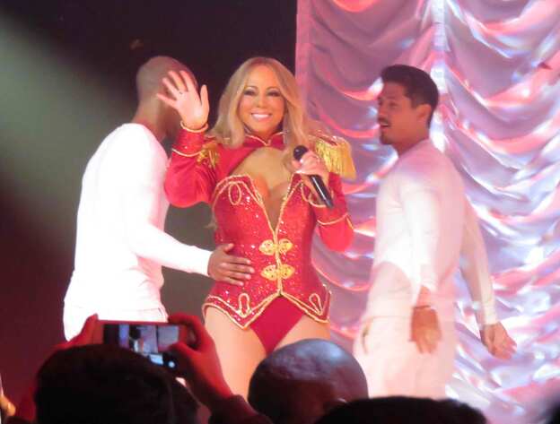 Mariah Carey sobre el escenario./Gtres