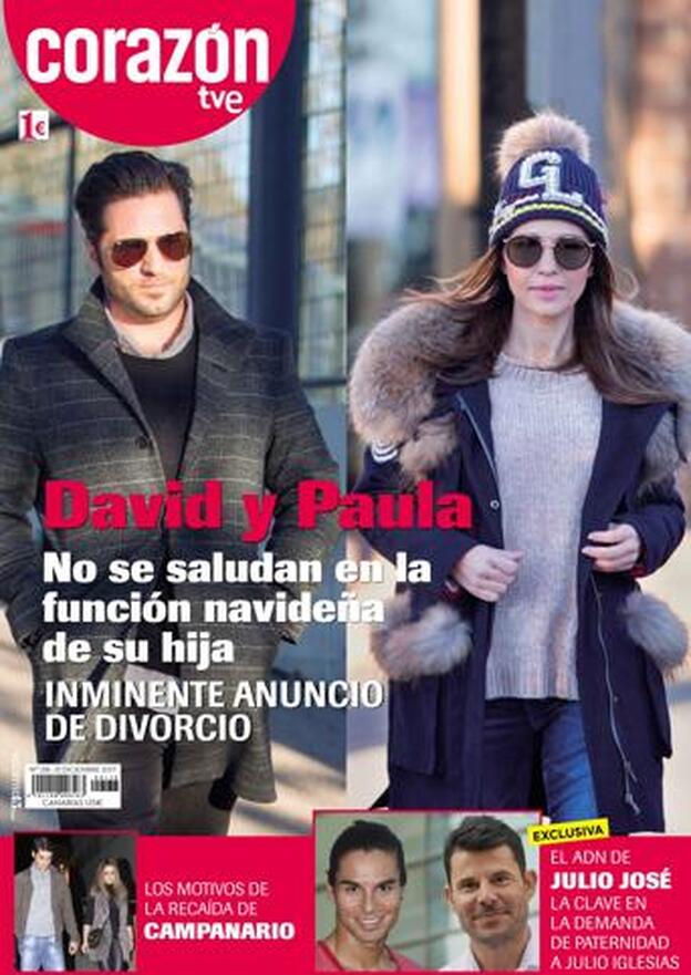 El posible anuncio de divorcio de Paula Echevarría y Bustamante, portada de 'Corazón'