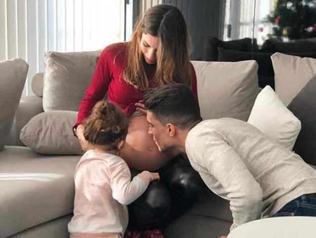 Melissa Jiménez, embarazada, espera su segundo hijo junto a Marc Bartra