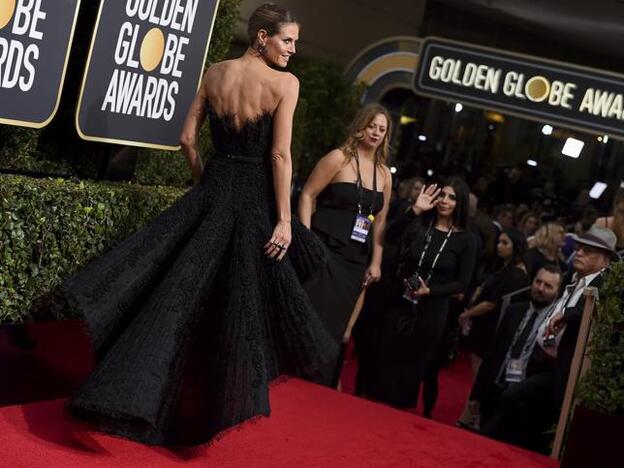 Globos de Oro 2018: la 'negra' alfombra roja, al detalle