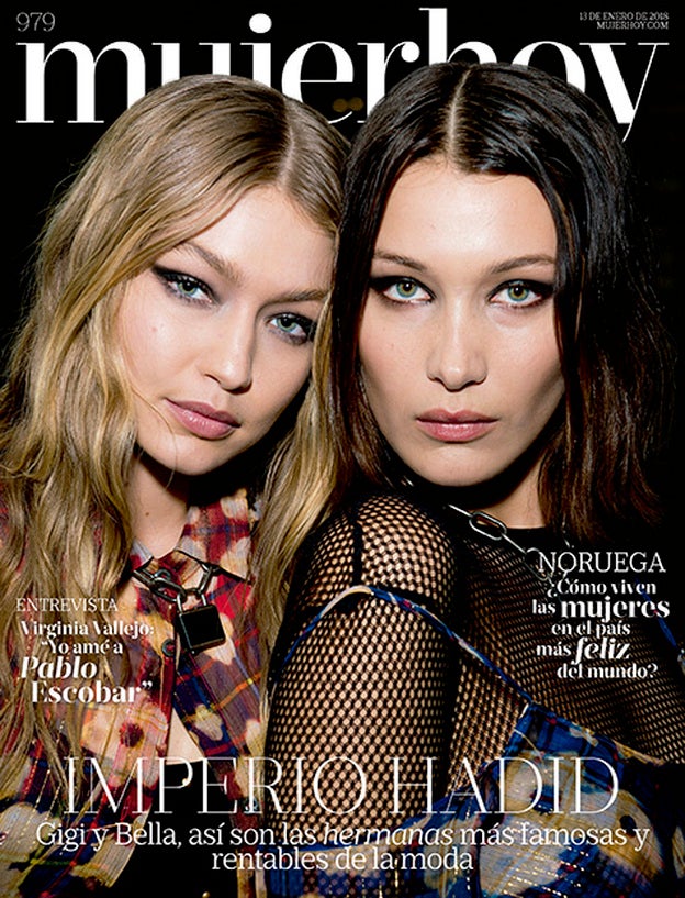 Bella y Gigi Hadid, en la portada de Mujerhoy