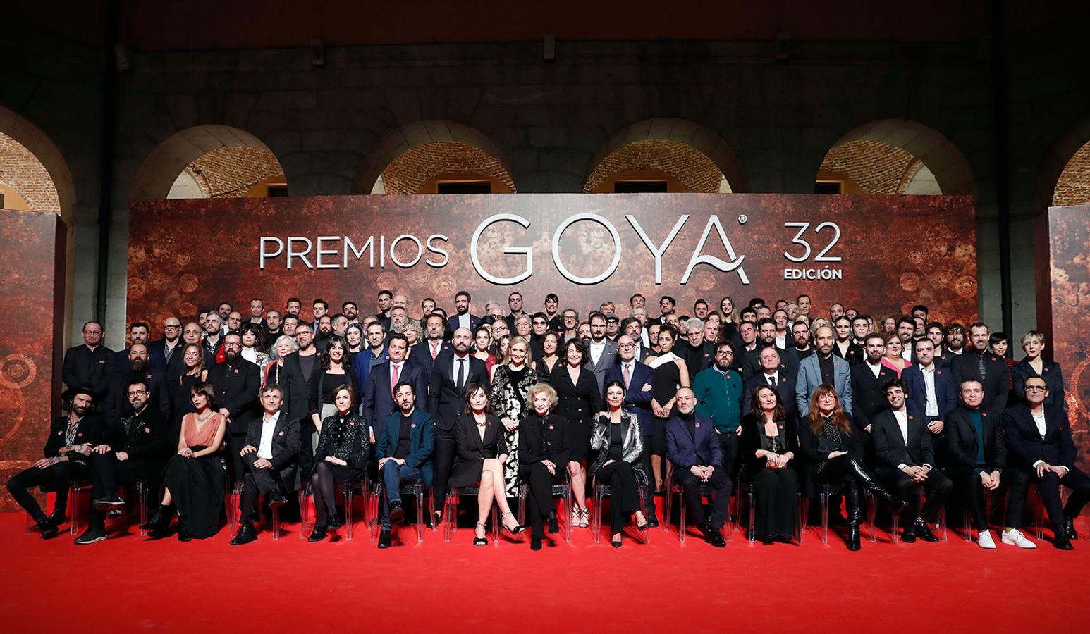 Alfombra roja de los nominados a los Premios Goya 2018