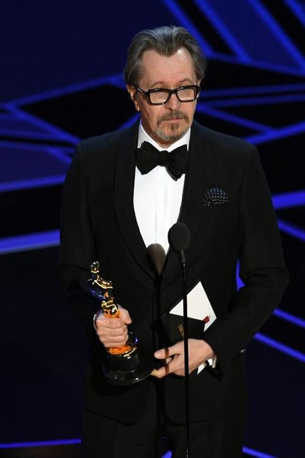 Gary Oldman con su Premio Oscar./d.r.