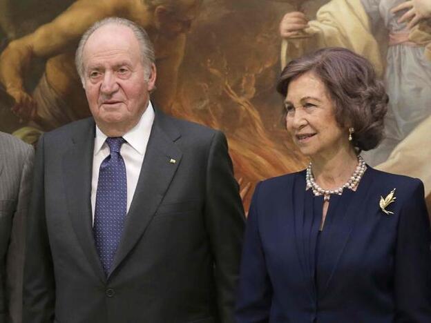 Los Reyes Eméritos arropan a la Infanta Cristina
