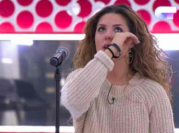'OT 2017': Miriam rompe a llorar en los ensayos