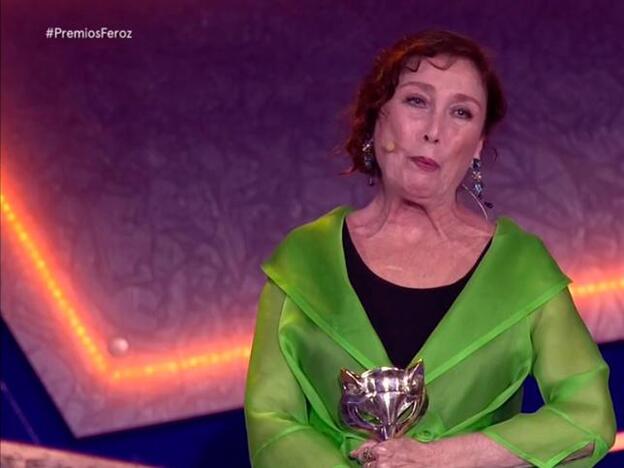 Premios Feroz 2018: la ovación cerrada a Verónica Forqué de sus compañeros