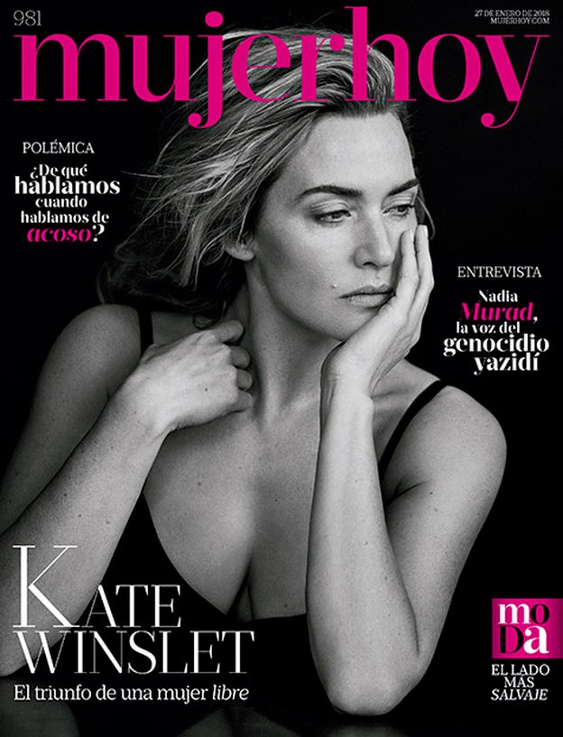 Kate Winslet, belleza en libertad en la portada de Mujerhoy