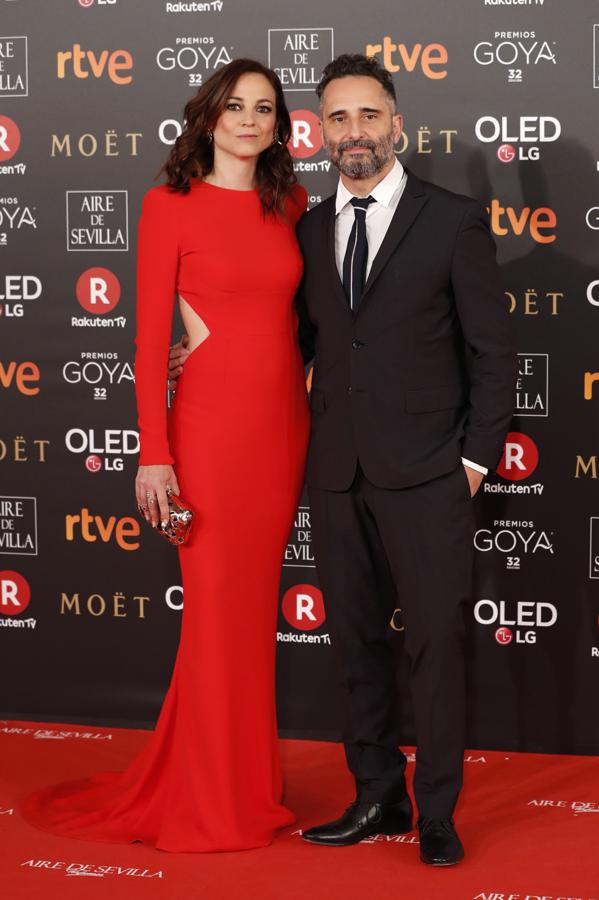 Premios Goya 2018: el look de Leonor Watling y Jorge Drexler en la alfombra roja