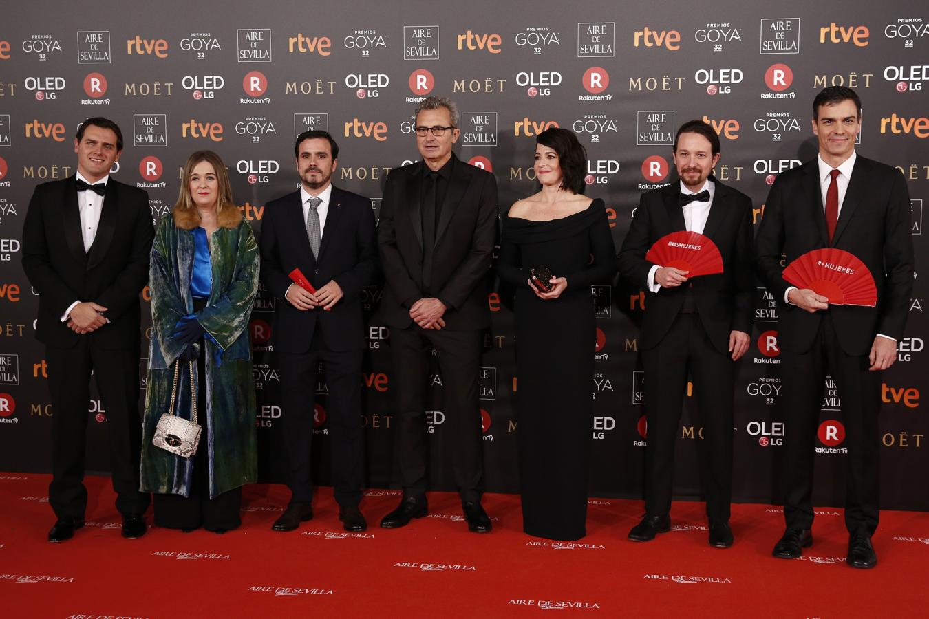 Premios Goya 2018: los políticos en la alfombra roja