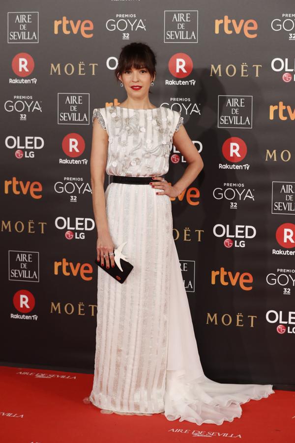 Premios Goya 2018: el look de Verónica Sánchez en la alfombra roja