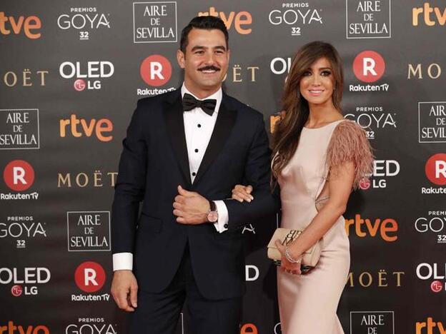 Premios Goya 2018: Antonio Velázquez ya posa en una alfombra roja con Marta González