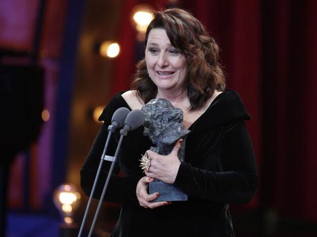 Premios Goya 2018: Adelfa Calvo, Mejor Actriz de Reparto: "¡Qué cabeza tan grande!"