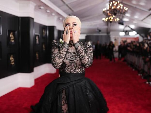 Lady Gaga durante los Premios Grammy 2018/getty