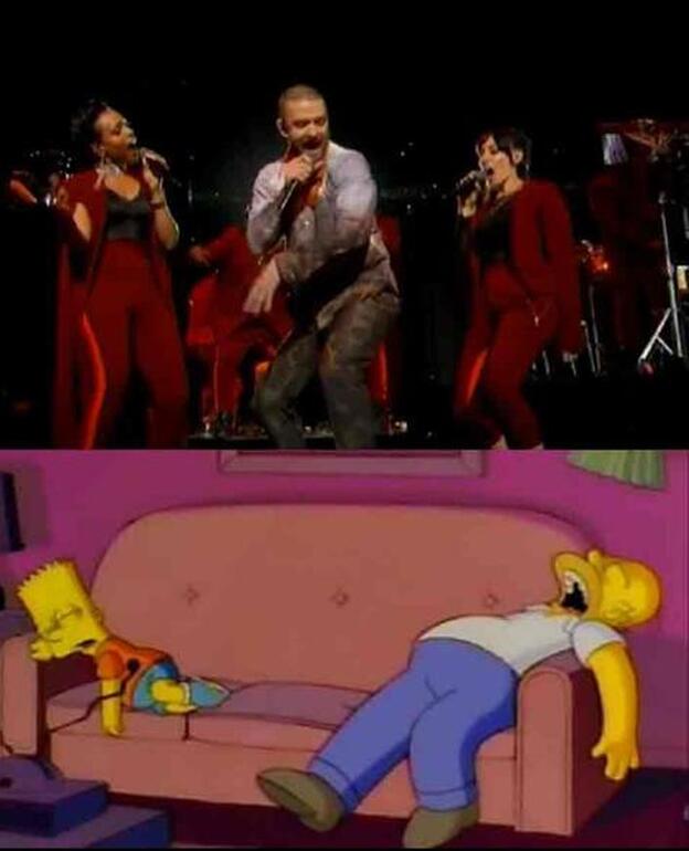 Los mejores memes de la actuación de Justin Timberlake en la Super Bowl