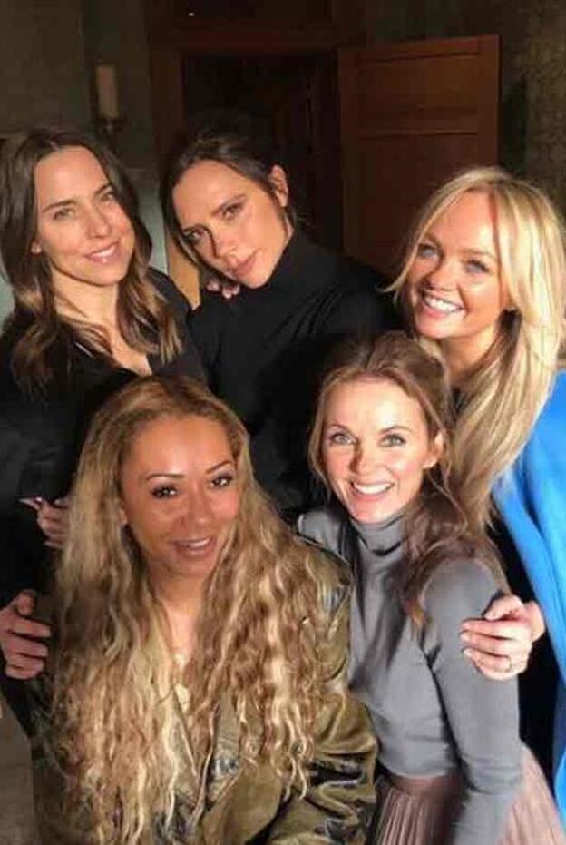 La encargada de colgar la foto de la reunión de las Spice Girls fue Victoria Beckham./instagram.