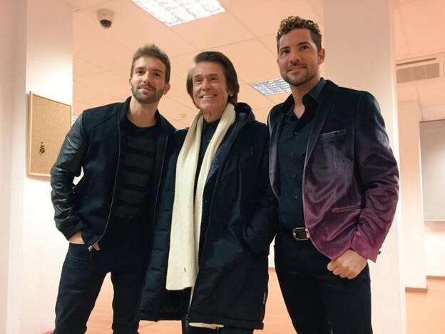 David Bisbal era uno de los invitados en la final./TWitter