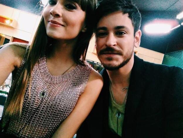 Cepeda y Aitana, inseparables en la fiesta post 'OT 2017'