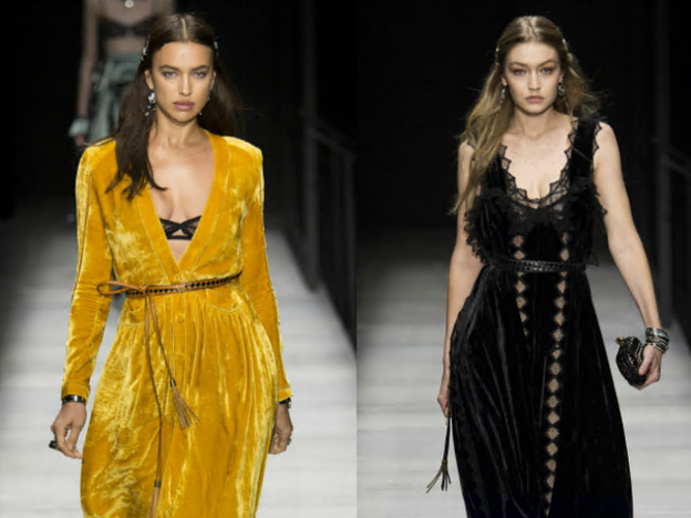 Irina Shayk y Gigi Hadid desfilan para Bottega Veneta