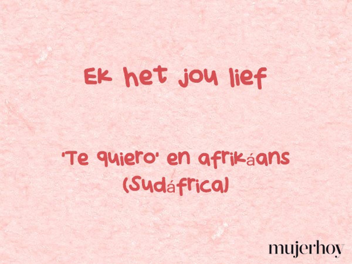 Cómo se dice 'te quiero' en 50 idiomas diferentes