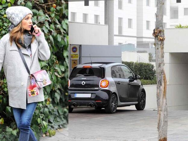 Paula Echevarría visita a David Bustamante