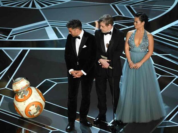 Premios Oscar 2018: el momentazo del homenaje a 'Star Wars'
